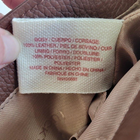 Lucky Brand Women Kingston Leather Flap Shoulder Bag MSRP $188 - Picture 11 of 16